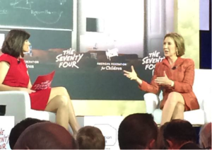 Carly Fiorina discusses innovation in education with Campbell Brown at the New Hampshire Education Summit.